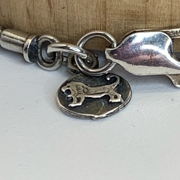 Silpada Vintage Rare HTF Sterling Silver & Gold Tube & Bead Israeli Bracelet - Picture 7 of 16